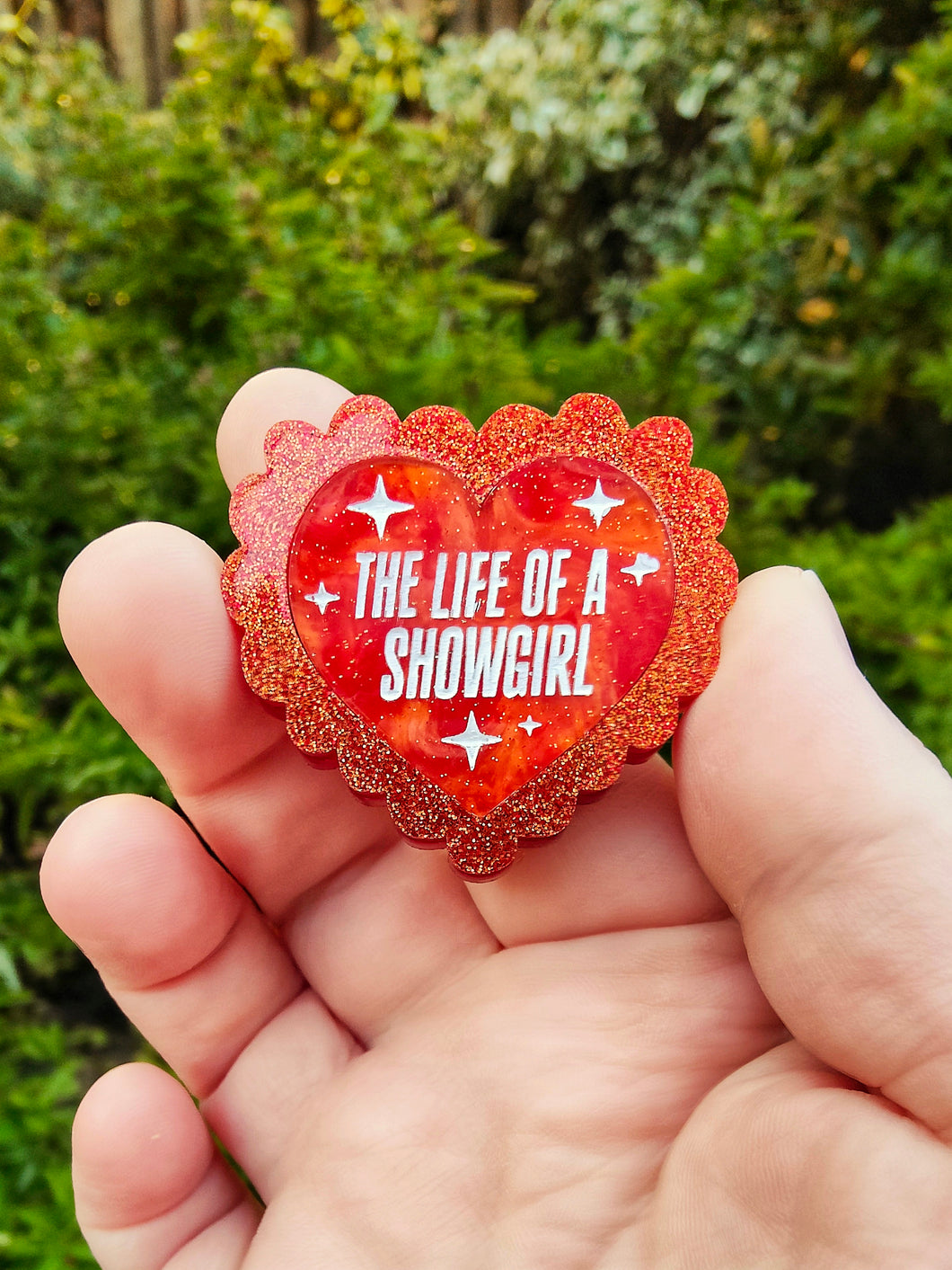 The Life of a Showgirl brooch