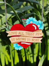 Load image into Gallery viewer, Custom tattoo heart brooch or necklace