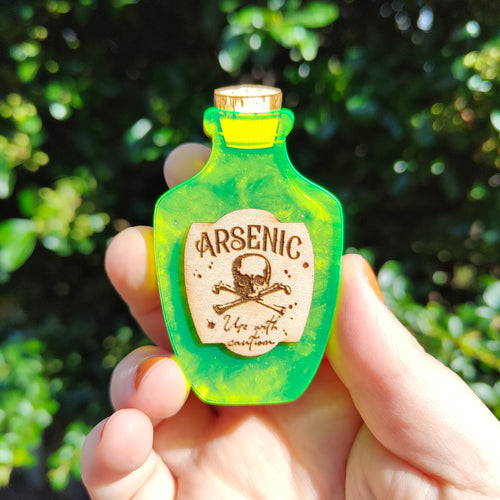 Arsenic Poison brooch