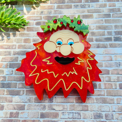 PRE- ORDER Ghost of Christmas Present brooch