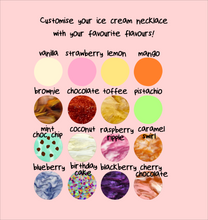Load image into Gallery viewer, Customisable Ice Cream necklace or brooch