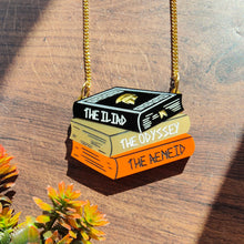 Load image into Gallery viewer, The Epics bookstack necklace