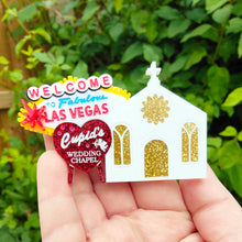 Load image into Gallery viewer, Little Vegas Wedding brooch - LIMITED EDITION