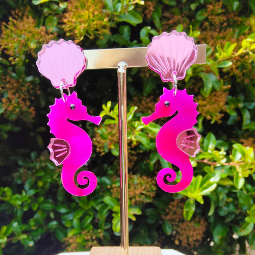 Seahorse earrings