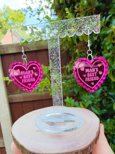 Mans Best Friend earrings