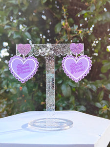 Please Please Please earrings
