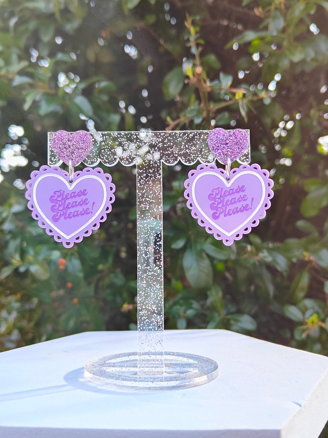 Please Please Please earrings