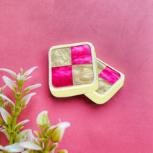 Load image into Gallery viewer, PRE-ORDER Battenburg brooch / earrings