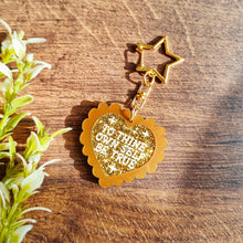 Load image into Gallery viewer, 'To thine own self be true' keyring