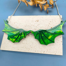 Load image into Gallery viewer, Dragon Wings statement necklace