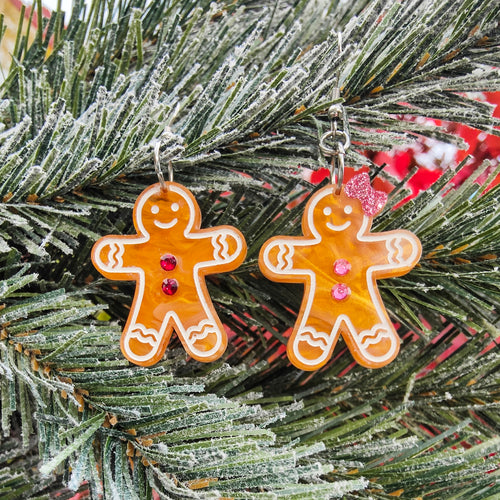 Gingerbread People earrings