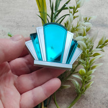 Load image into Gallery viewer, SECONDS mirror brooch