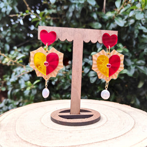 Sacred Heart earrings