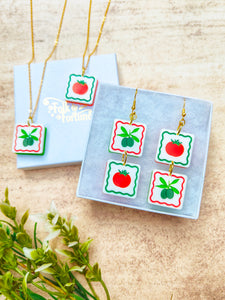 Tomato/Olive pendant