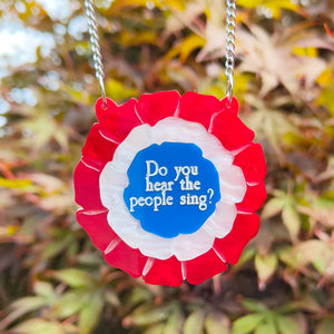 Vive la Révolution brooch/necklace