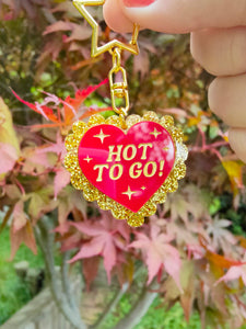 HOT TO GO keyring