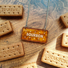 Load image into Gallery viewer, Bourbon biscuit brooch / necklace