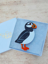 Load image into Gallery viewer, Puffin brooch