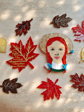 Load image into Gallery viewer, PRE-ORDER Anne of Green Gables portrait brooch