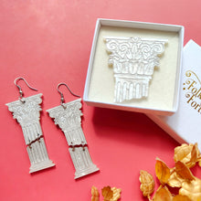 Load image into Gallery viewer, PRE ORDER Corinthian Column earrings / brooch