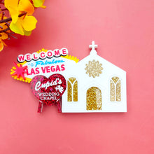 Load image into Gallery viewer, Little Vegas Wedding brooch - LIMITED EDITION