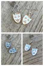 Load image into Gallery viewer, Theatre Mask earrings or necklace - MULTIPLE COLOUR OPTIONS