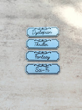 Load image into Gallery viewer, CUSTOMISABLE Home Library Bookshelf Labels