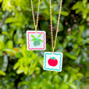 Tomato/Olive pendant
