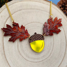 Load image into Gallery viewer, Oak Fall necklace - Vivid Autumn