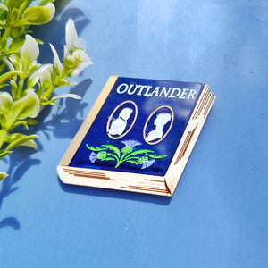 Outlander book brooch