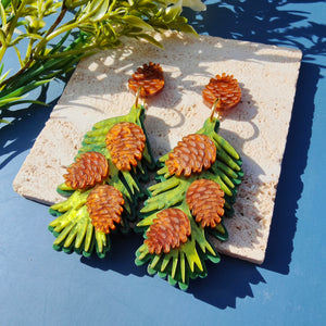 Pine Drop earrings