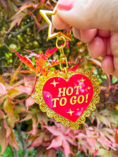 HOT TO GO keyring