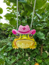 Load image into Gallery viewer, Customisable frog brooch/necklace/keyring
