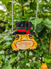 Load image into Gallery viewer, Customisable frog brooch/necklace/keyring