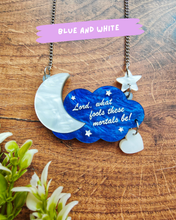 Load image into Gallery viewer, Custom quote cloud brooch or necklace