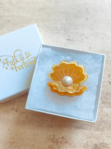 Mini Individual Shell brooches