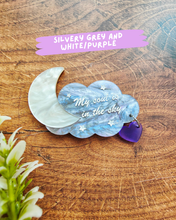 Load image into Gallery viewer, Custom quote cloud brooch or necklace