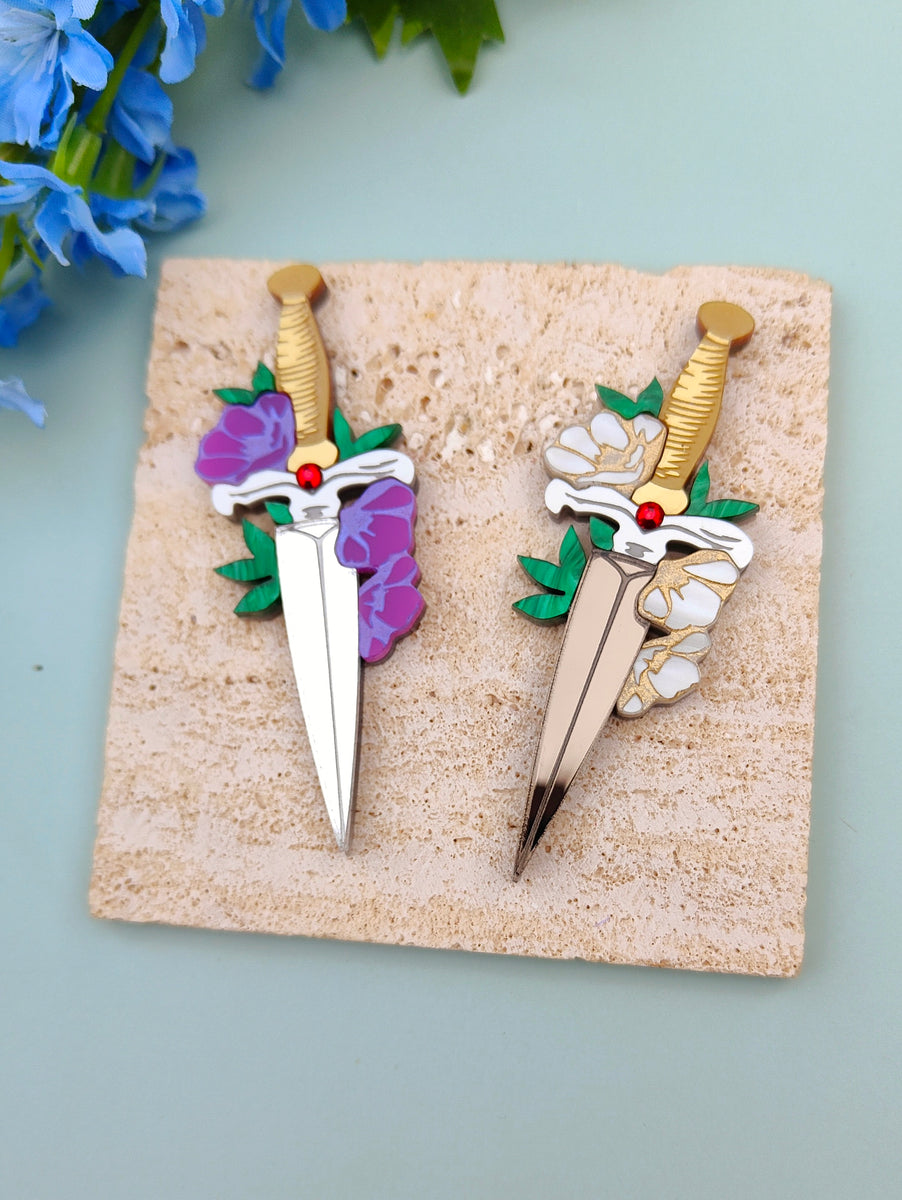 Ruby Hilt Dagger brooch – Folk and Fortune
