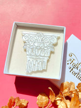 Load image into Gallery viewer, PRE ORDER Corinthian Column earrings / brooch