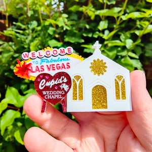 Little Vegas Wedding brooch - LIMITED EDITION