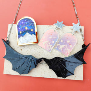 Dragon Wings statement necklace