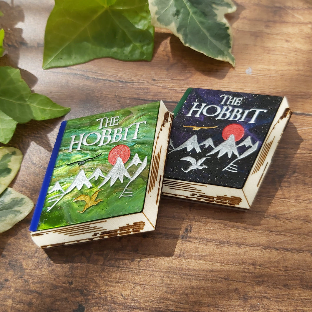 The Hobbit book brooch