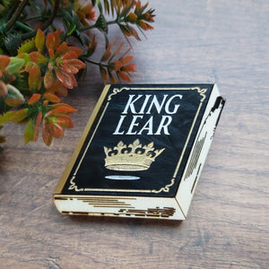 King Lear book brooch