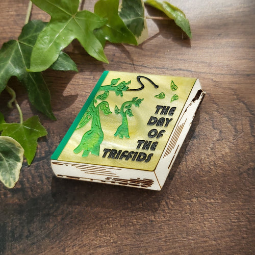 Day of the Triffids book brooch