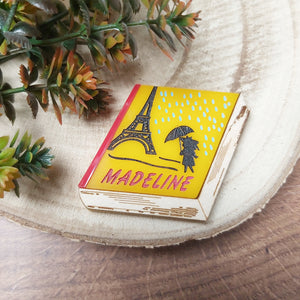 Madeline book brooch