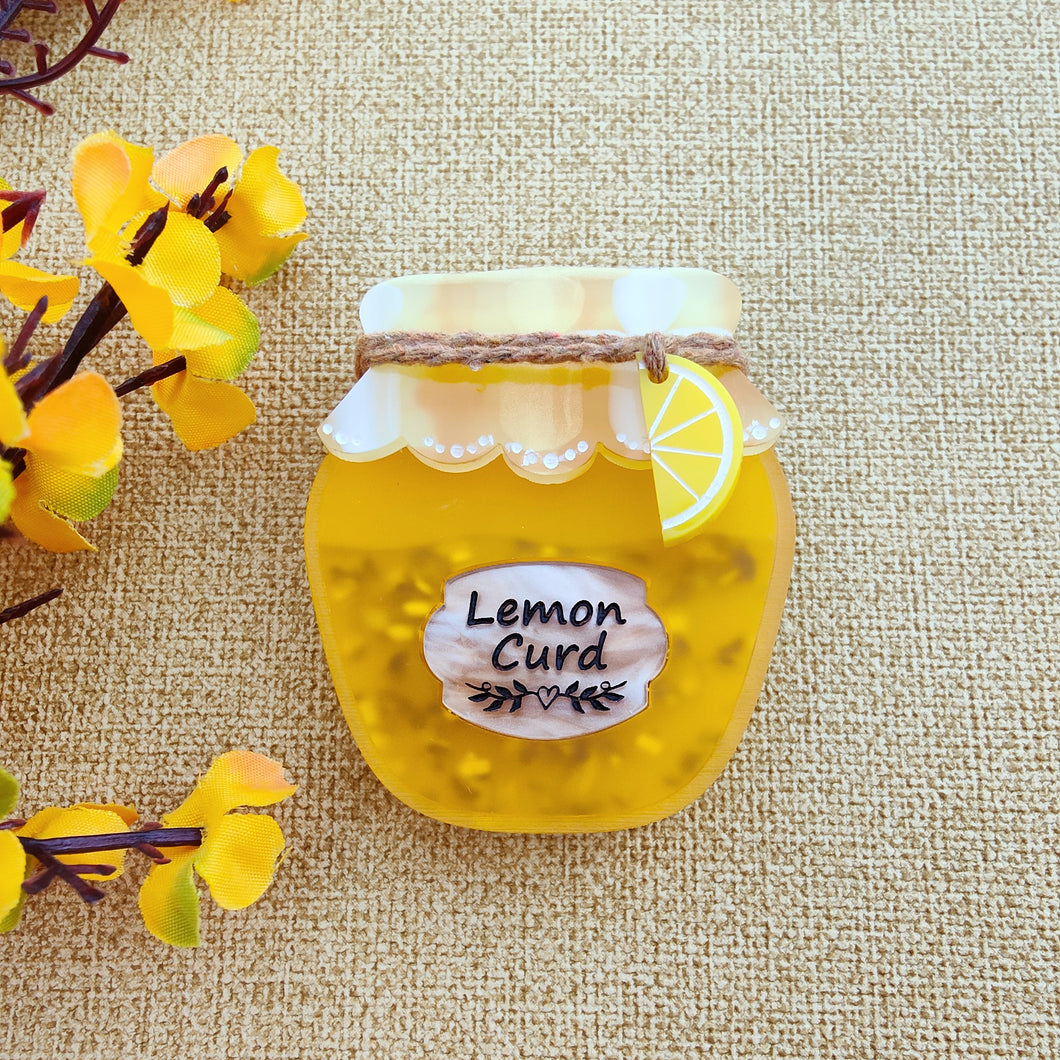 Luscious Lemon Curd brooch