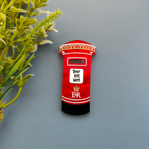 Classic British Postbox brooch