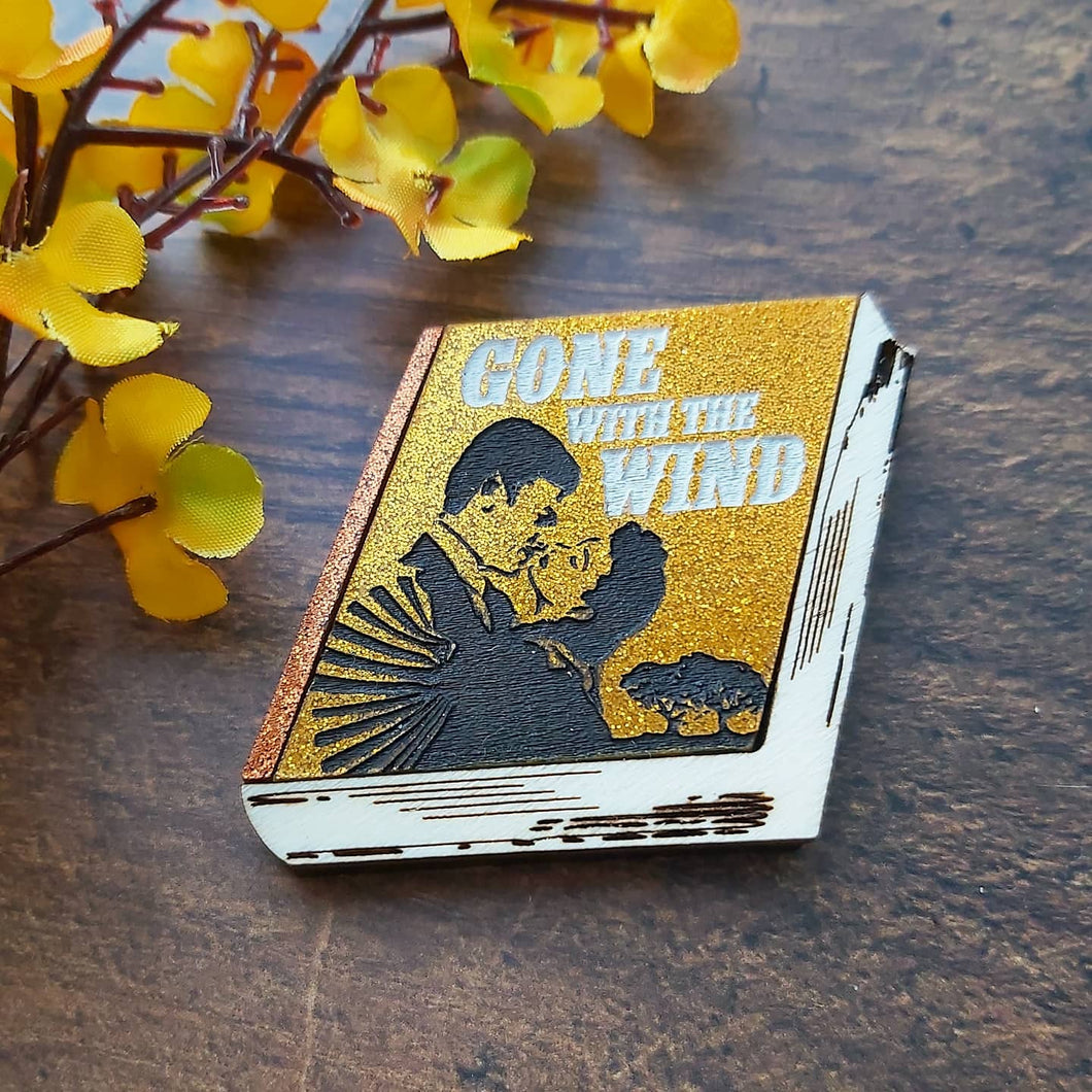 Gone with the Wind book brooch